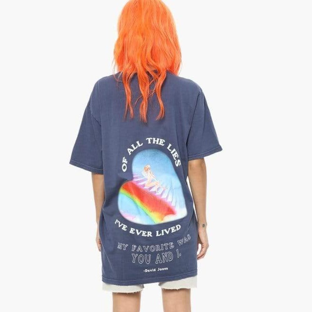 Boys Lie “My Favorite Lies” Navy Oversized T-Shirt